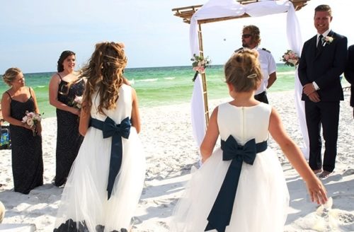 beach-weddings-flower-girls SunQuest Beach Weddings
